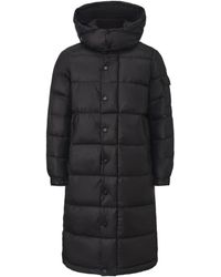 Firetrap - Duck Down Knee Length Hooded Down Jacket - Lyst