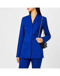 Off-White c/o Virgil Abloh - Darted Twill Long Sleeve Tailored Fit Blazer - Lyst