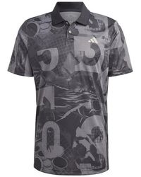 adidas - Club Tennis Graphic Polo Shirt - Lyst
