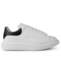 McQueen - Oversized Leather Trainers - Lyst