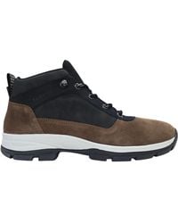 Firetrap - Delia Premium Leather Ankle Lace Up Hiker Rugged Boots - Lyst