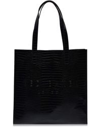 Ted Baker - Croccon Large Icon Shopper Bag - Lyst