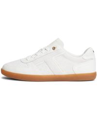 Tommy Hilfiger - Tribeca Lo Leather Low-Top Trainers - Lyst