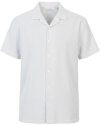 Brave Soul - Revere Collar Short Sleeve Patterned Shirt - Lyst