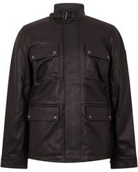 Belstaff - Grant Leather Jacket - Lyst