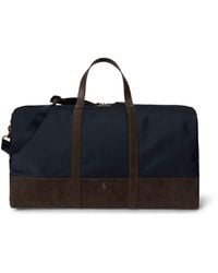 Polo Ralph Lauren - Suede Trim Medium Duffel Bag - Lyst