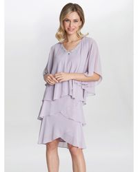 Gina Bacconi - Dawn Tiered Dress And Jacket - Lyst