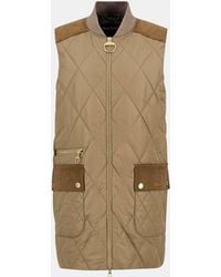 Barbour - Lydia Diamond Quilted Sleeveless Gilet - Lyst