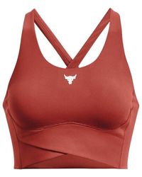 Under Armour - S Project R Cover Top Heritage Red Xs - Lyst