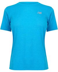 New Balance - Short-Sleeve Running T-Shirt - Lyst