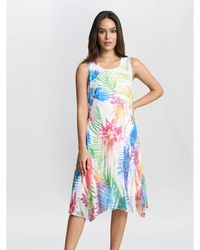 Gina Bacconi - Eliza Sleevelss Asymmetric Hem Dress - Lyst