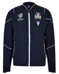 MACRON - Italy Rugby Jacket 2023 2024 Adults - Lyst