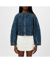 EB DENIM - Logan Moto Denim Jacket - Lyst