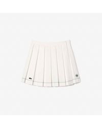 Lacoste - Garros Edition Pleated Skirt - Lyst