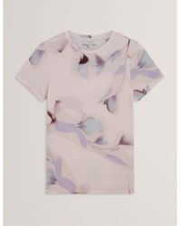 Ted Baker - Printed Slim Fit T-Shirt - Lyst