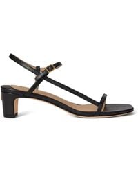 Ralph Lauren - Lainee Real Leather Heeled Sandals - Lyst