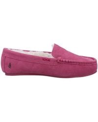 Hush Puppies - Annie Moccasin Suede Full Fit Slippers - Lyst