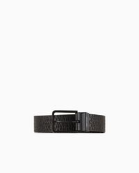 ARMANI EXCHANGE - Tongue Leather Belt - Lyst