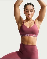 Nike - Indy Light Support Padded Sports Bra - Lyst