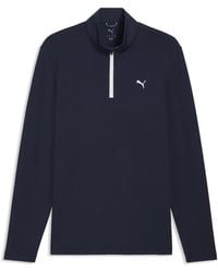 PUMA - Pure 3.0 Texture Quarter Zip Jumper - Lyst