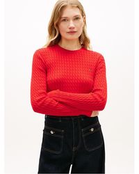 Tommy Hilfiger - Cable Knit Jumper - Lyst