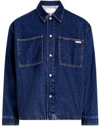 Calvin Klein - Relaxed Shirt Jacket - Lyst