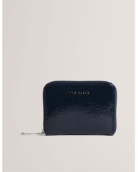 Ted Baker - Crinkle Zip Around Purse - Lyst