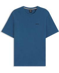 BOSS - Bodywear Waffle T-Shirt With Structured Design - Lyst