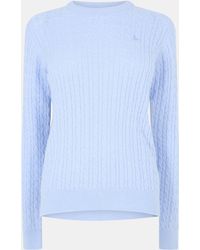 Jack Wills - Jack Tinsbury Merino Wool Blend Cable Knitted Jumper - Lyst