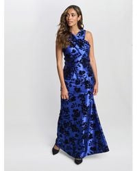 Gina Bacconi - Sleeveless Floral Maxi Dress - Lyst