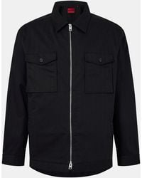 HUGO - Efilos Long Sleeve Oxford Shirt - Lyst