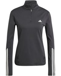 adidas - Long-Sleeve Performance Gym Top - Lyst