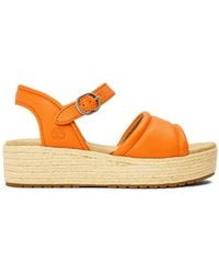 Timberland - Backstrap Flatform Sandals - Lyst