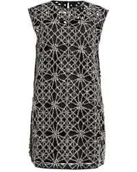 AllSaints - All Ilia Emb Dress Ld34 - Lyst