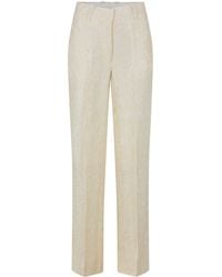 Off-White c/o Virgil Abloh - Fresco Tailored Straight Leg Trousers - Lyst