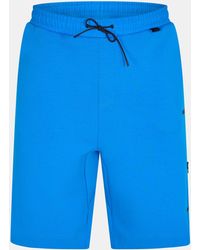 BOSS - Hariq Fleece Jogger Shorts - Lyst