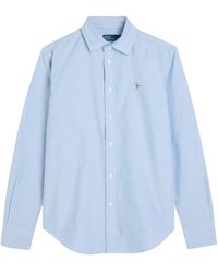 Polo Ralph Lauren - Long-Sleeve Slim-Fit Oxford Shirt - Lyst