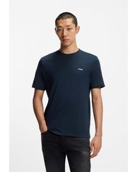 HUGO - Dero222 Logo Print T-Shirt - Lyst