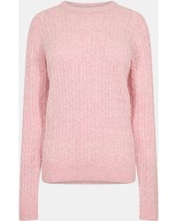 Jack Wills - Tinsbury Merino Wool Blend Cable Knitted Jumper - Lyst