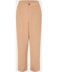 AX Paris - Stone Straight Leg Trousers - Lyst
