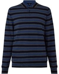 Paul Smith - Ps Stripe Ls Knt Pol Sn64 - Lyst