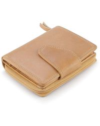 PRIMEHIDE Leather - Washed Cancun Small Trifold Purse Selena - Lyst