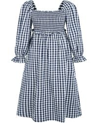 Miso - Check Milkmaid Dress - Lyst