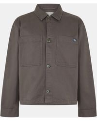 Calvin Klein - Ckj Woven Box Boxy Fit Overshirt - Lyst