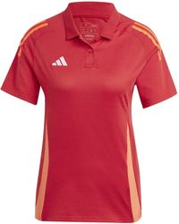 adidas - Tiro24 Collared Neck Short Sleeve Polo Shirt - Lyst