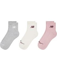 New Balance - Everyday Ankle Socks 3-Pack Adults - Lyst