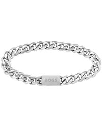 BOSS - Gents Chain For Him Bracelet - Lyst