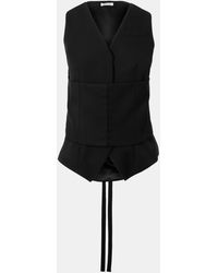 McQueen - Alex Corset Structured Tailored Waistcoat - Lyst