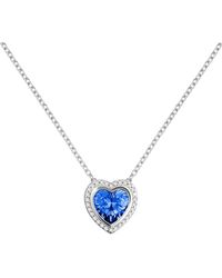 Radley - Sterling Stone Heart Necklace - Lyst