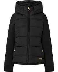 Barbour - Conway Full-Zip Hooded Funnel-Neck Hybrid Jacket - Lyst